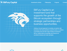 Tablet Screenshot of bitfurycapital.com